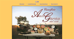 Desktop Screenshot of caseificiogarau.com