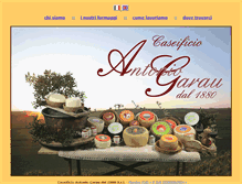 Tablet Screenshot of caseificiogarau.com